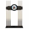 Holland Bar Stool Co Arizona Coyotes Cue Rack in Black Finish CueBKAriCoy